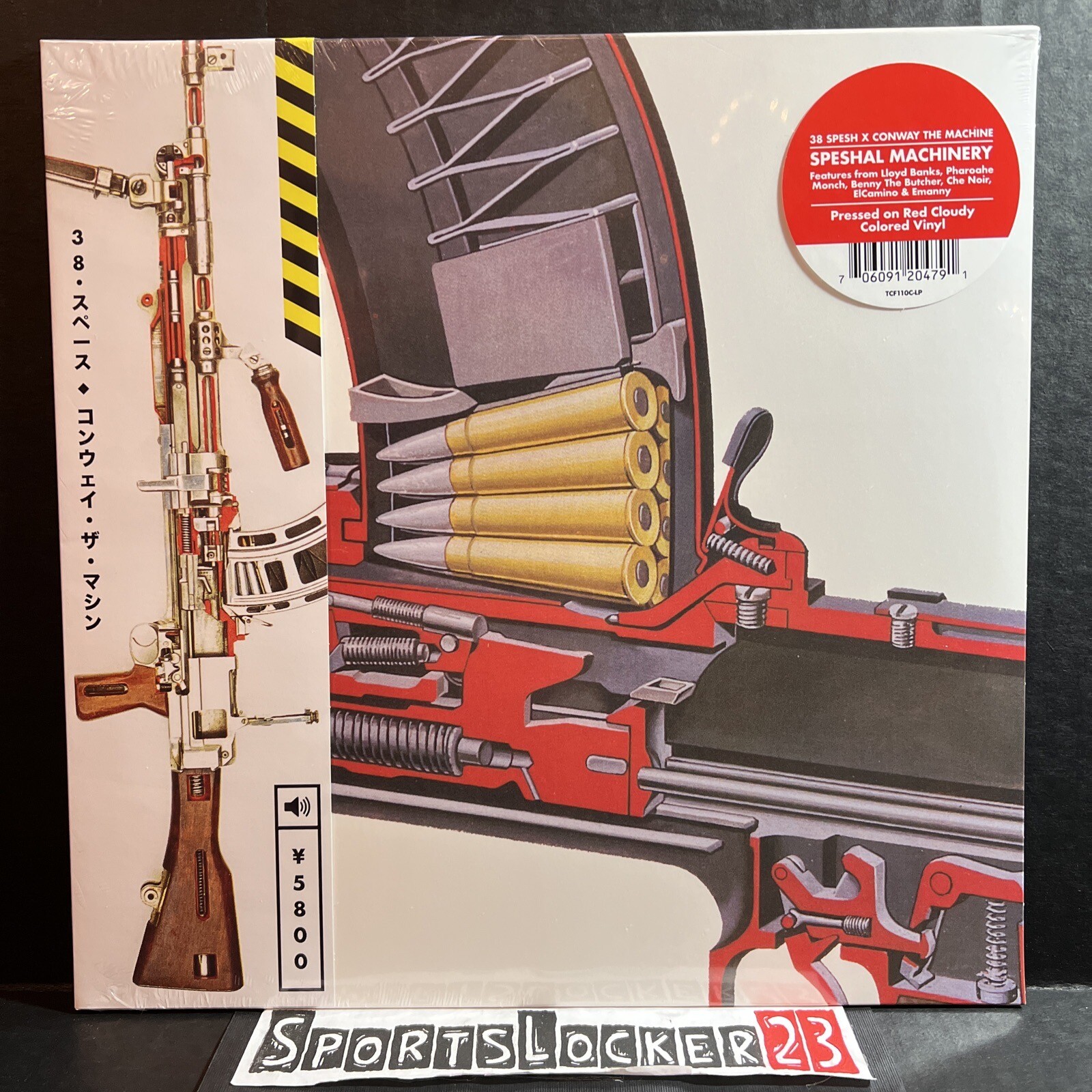 38 Spesh x Conway The Machine Speshal Machinery Red Cloudy Vinyl OBI LE 250 NEW