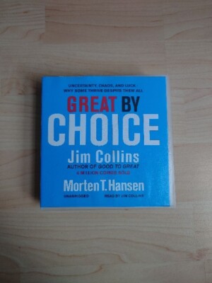 Jim Collins Great by Choice audio book - 8 CD's unabridged