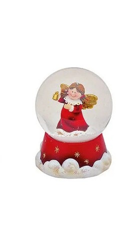 Schneekugel Krippe Weihnachten Engel Stadt Winter Eule Vogel Fuchs Zug Maus - Bild 20 von 35