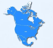 North America GPS Map 2026 for Garmin - Latest version
