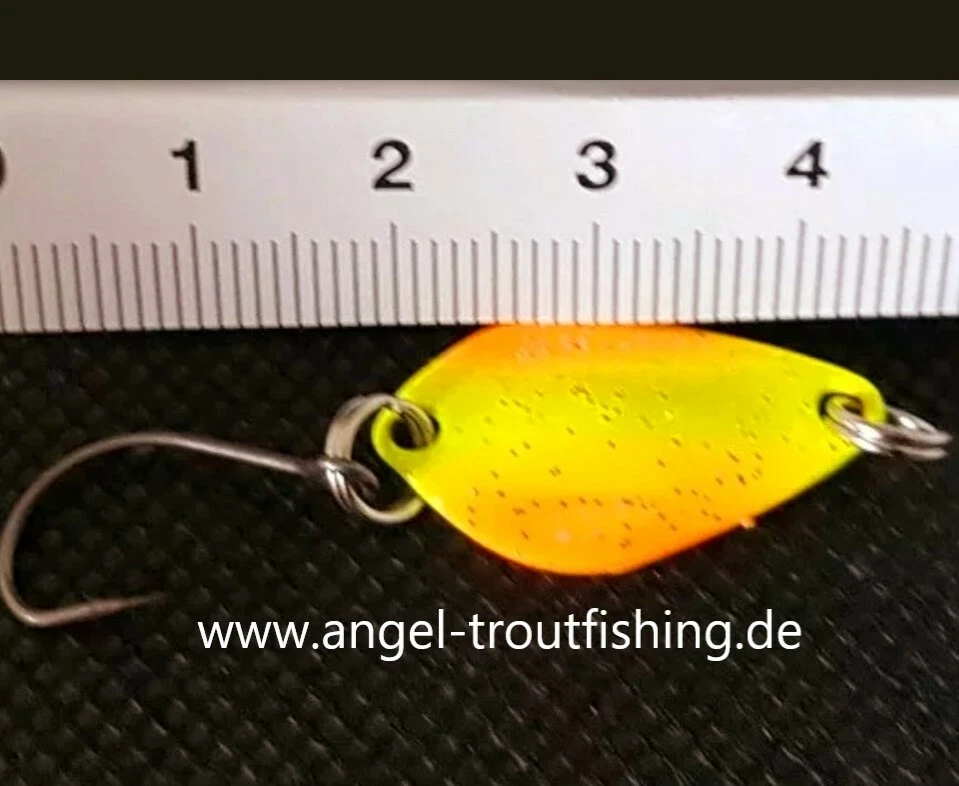 5x 1,3 g Trout Spoon Set Japanblinker Forellenblinker Schlepplöffel Angelköder - Bild 4 von 4