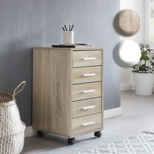 Contenitore con ruote in legno ruote contenitore da appoggio 33x63x38 cm contenitore da scrivania