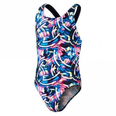 Speedo Badeanzug Schwimmanzug Mädchen Kinder Leaderback Eco Endurance+ Bademode - Bild 1 von 4