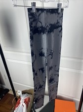 Ladies High Waist Yoga Pants Size Small Grey