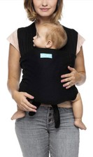 Moby Fit Baby Carrier Quick  Easy for 8-33 lbs 0 Months - BLACK - OPEN BOX