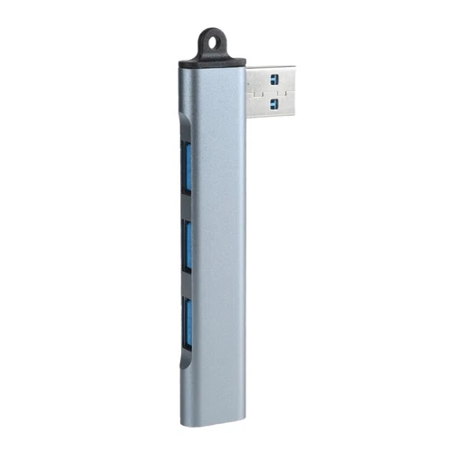 Multiport USB Hub with 90 Degree Connection USB3.0 USB2.0 Adapter for Desktop