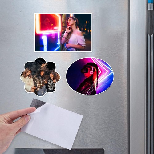 6 Pack of 8" x 10" Adhesive Magnetic Sheets - Ideal for Photos & Unique Decor - Picture 4 of 8