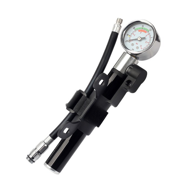 Bike Pump with High Pressure Gauge Sports Ball Motorcycle Tire Air Pump eBay