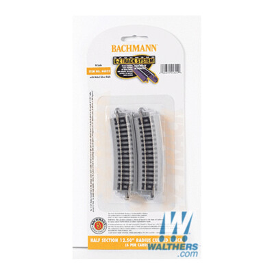 NEW Bachmann E-Z Track Curved Track with Nickel Silver Rail & Gray Roadbed N Scl