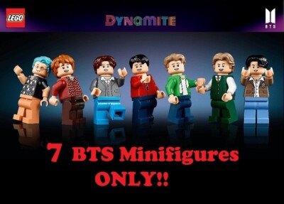 LEGO Ideas #21339 BTS Dynamite Seven (7) NUR Minifiguren! NICHT eingestellt. ...