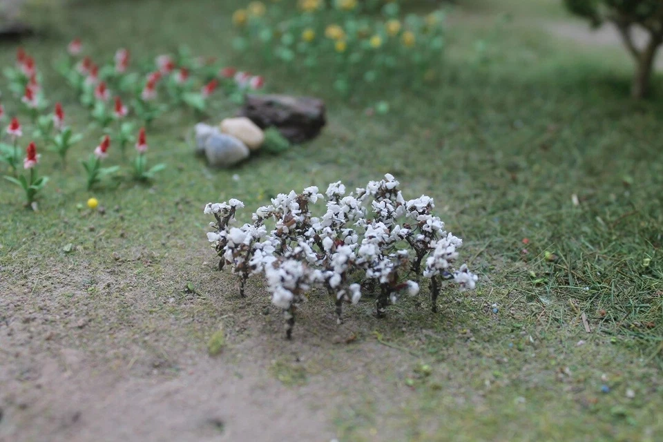 MP SCENERY 32 Cotton Plants N Gauge Model Railroad Layout Farm Layout Handmade - Image 2 of 3