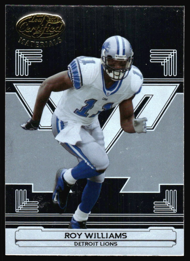 Roy Williams trading card