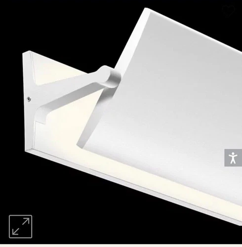 Sonneman Aileron 24" LED Flat Panel Wall Sconce, Textured White Finish- 2702.98 - Picture 2 of 8