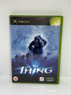 Original Xbox The Thing Videospiel Konami c/w Handbuch PORTOFREI