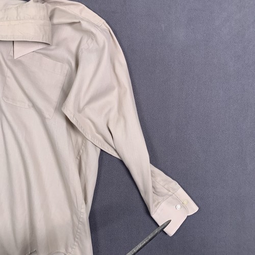 Yves Saint Laurent Shirt Mens 16 1/2 Button Up Dress Long Sleeve Old Money Y2K - Picture 16 of 17