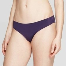 Auden Women's Laser Cut Fashion Thong Size M 8-10 Lace Back Purple Charm