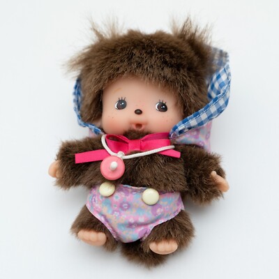 fafa✖️ベビチッチちゃん fafa x Bebichhichi Boy & Girl Baby Monchhichi Plush Doll Sekiguchi