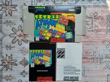 Tetris Attack Super Nintendo SNES Box And Manual Only
