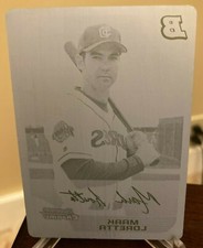 Mark Loretta - 2005 Bowman Chrome Printing Press Plate - 1/1 - San Diego Padres