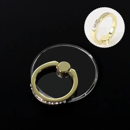 Transparent Cell Phone Ring Holder Stand 360°degree Rotation Clear Finger Grip - Zdjęcie 42 z 48