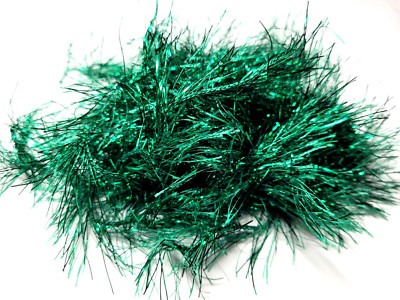 CRYSTAL ICE HACKLE - Dk. GREEN - Feather Replacement - Fly Tying Material - NEW!