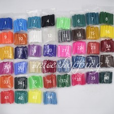 1 Pack/1040 Pcs Dental Orthodontic Ligature Ties Elastic Rubber Bands 45 Colors