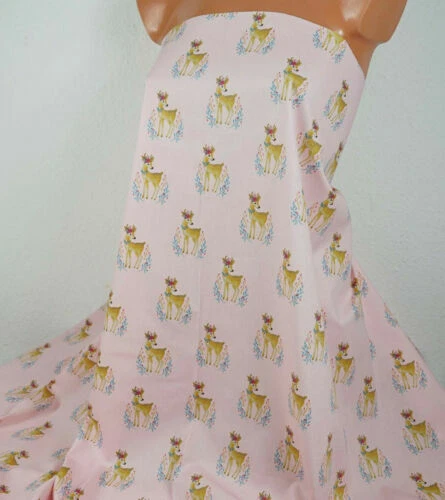 Rehe Handarbeitsstoffe aus Baumwolle