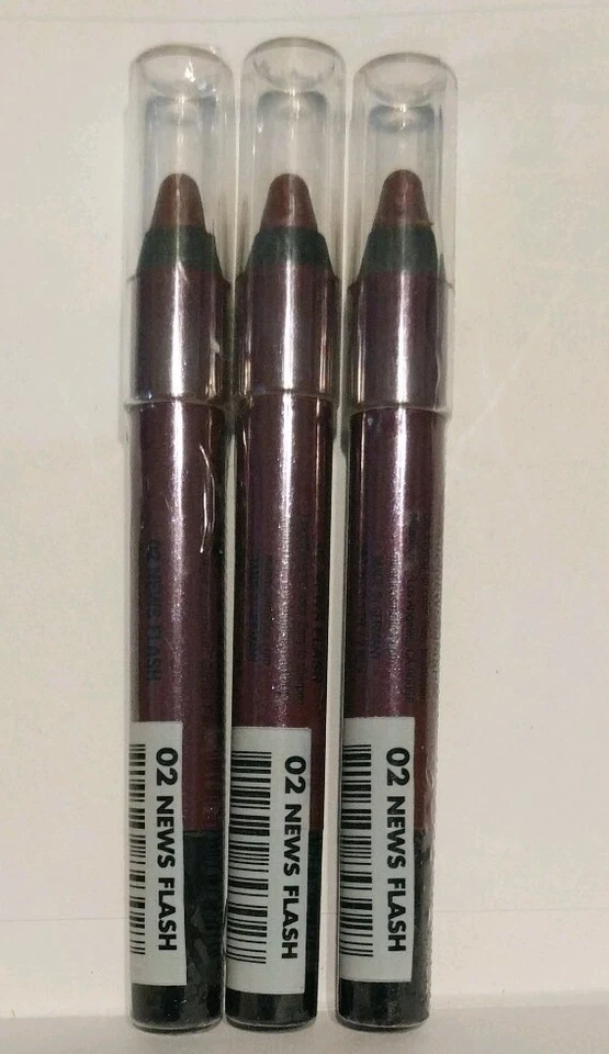  Lápiz labial Milani Lip Flash cobertura completa # 02 News Flash, nuevo lote de 3. Foto 2 de 4