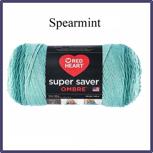 New Red Heart Super Saver Ombre Knitting Crochet Yarn 10 oz Skein 100% Acrylic - Picture 10 of 16