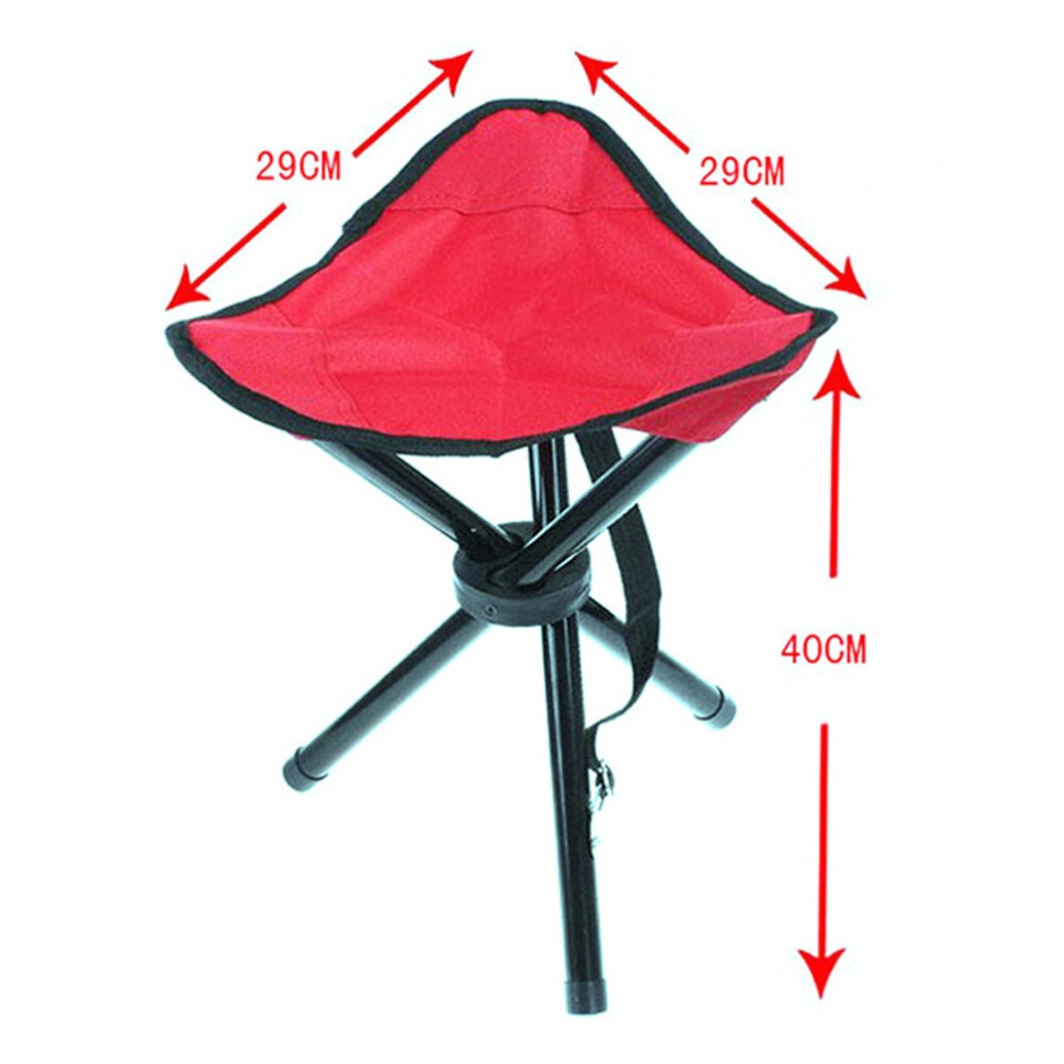 Small Camping Stool Folding Lightweight Tripod Stools for Adults Travel