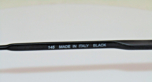 Bel Del Steroflex Black Aviator Eyeglass Glass Frames 59-13-145 WINGS Italy - Picture 9 of 10