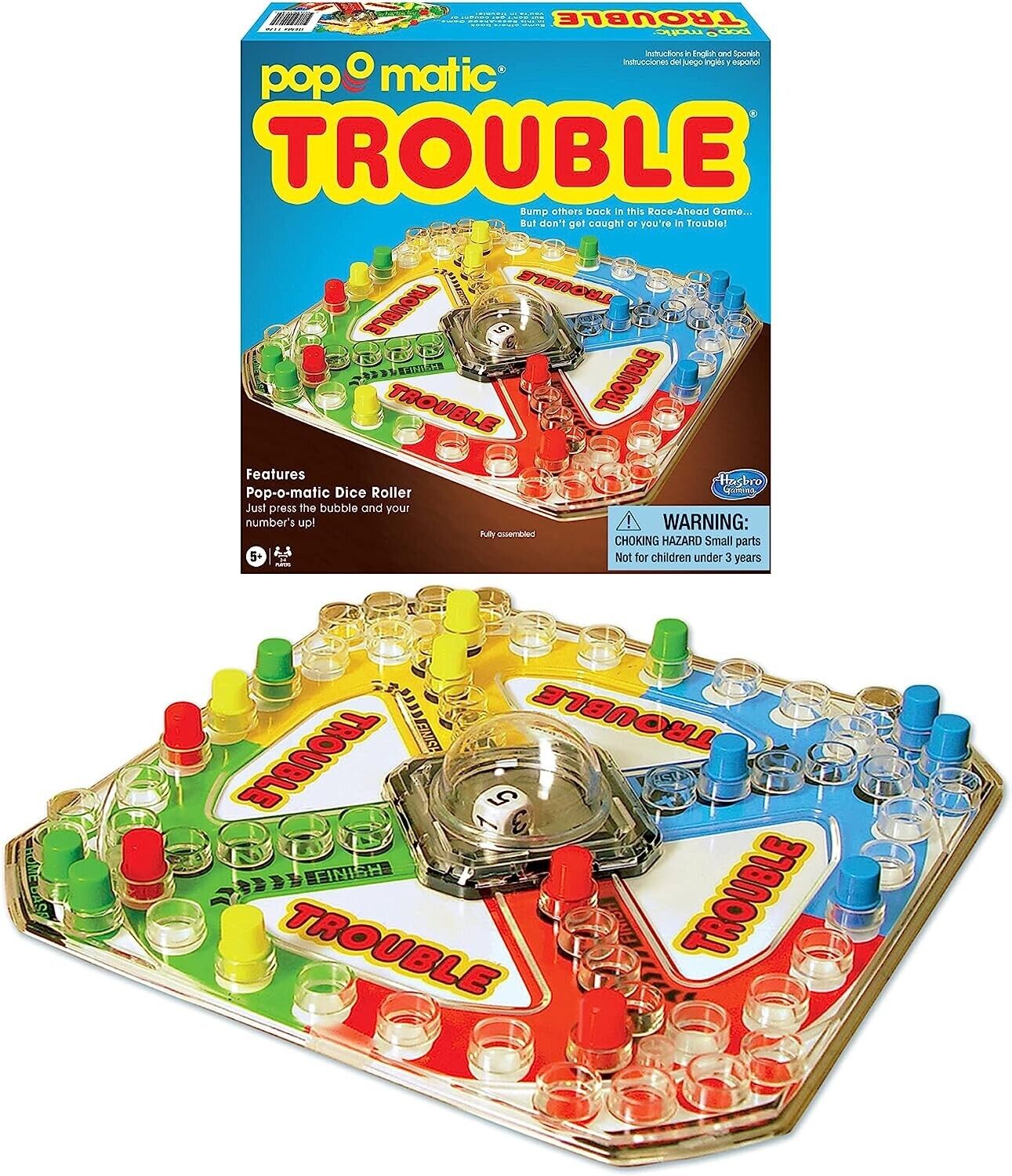 Winning Moves Wm1176 Classic Trouble Board Game for sale online