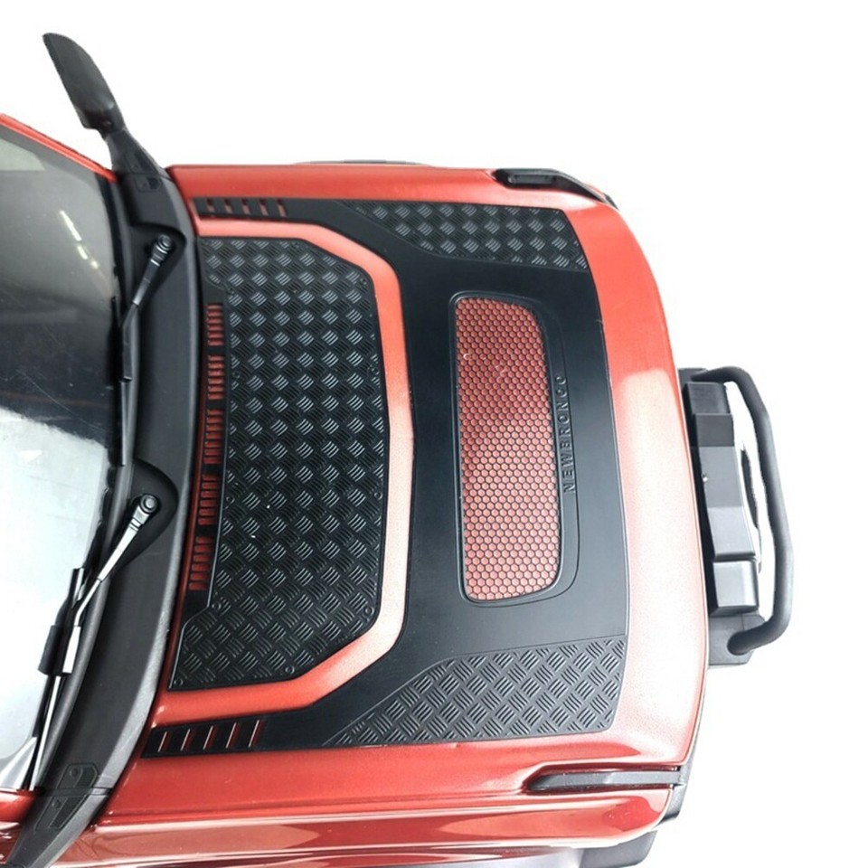 Metal Engine Hood Decorative Sheet Hood Metal Sticker for TRX4 92076