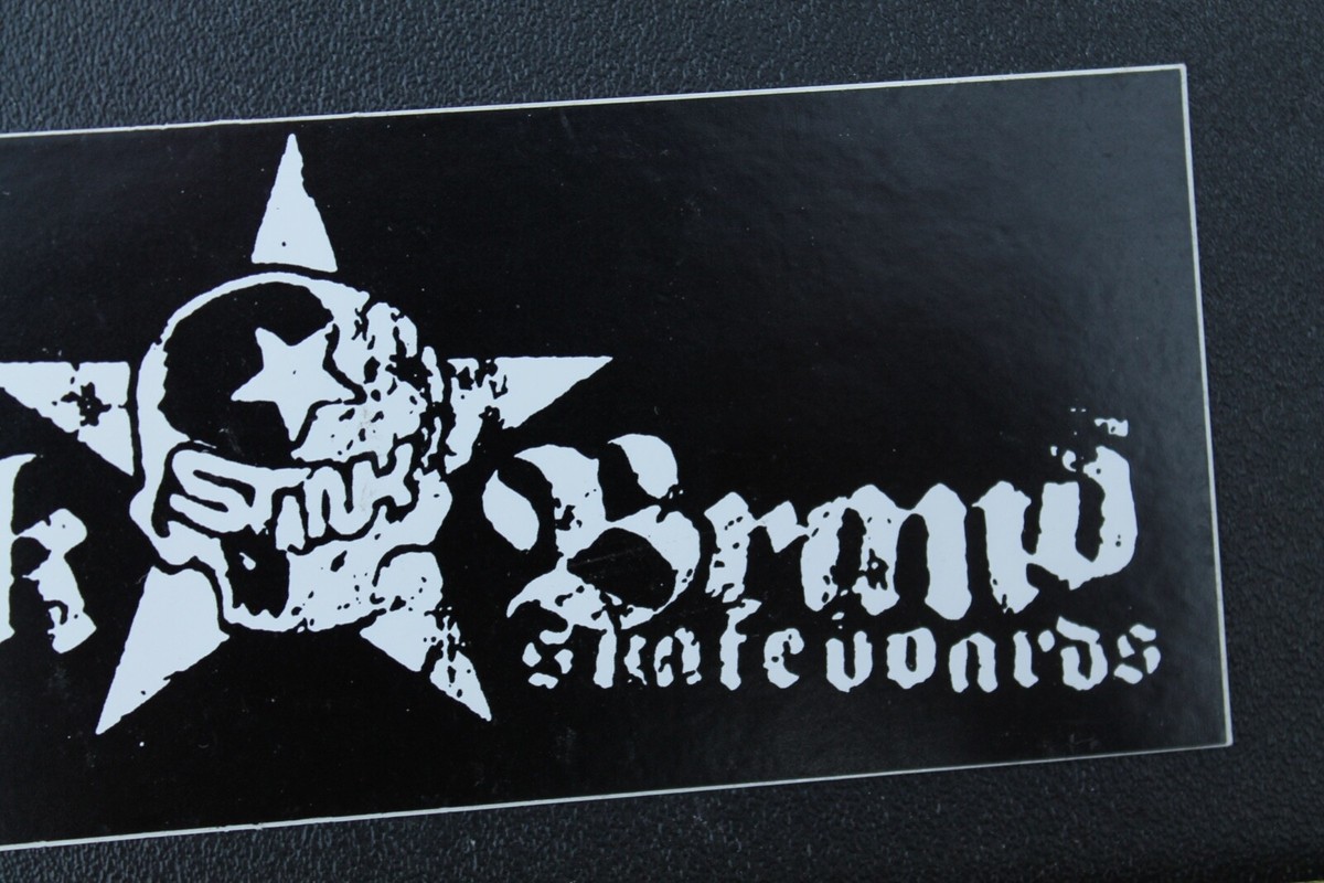 Stink Brand Skateboards Skull Star Punk Rock Z38A Vintage