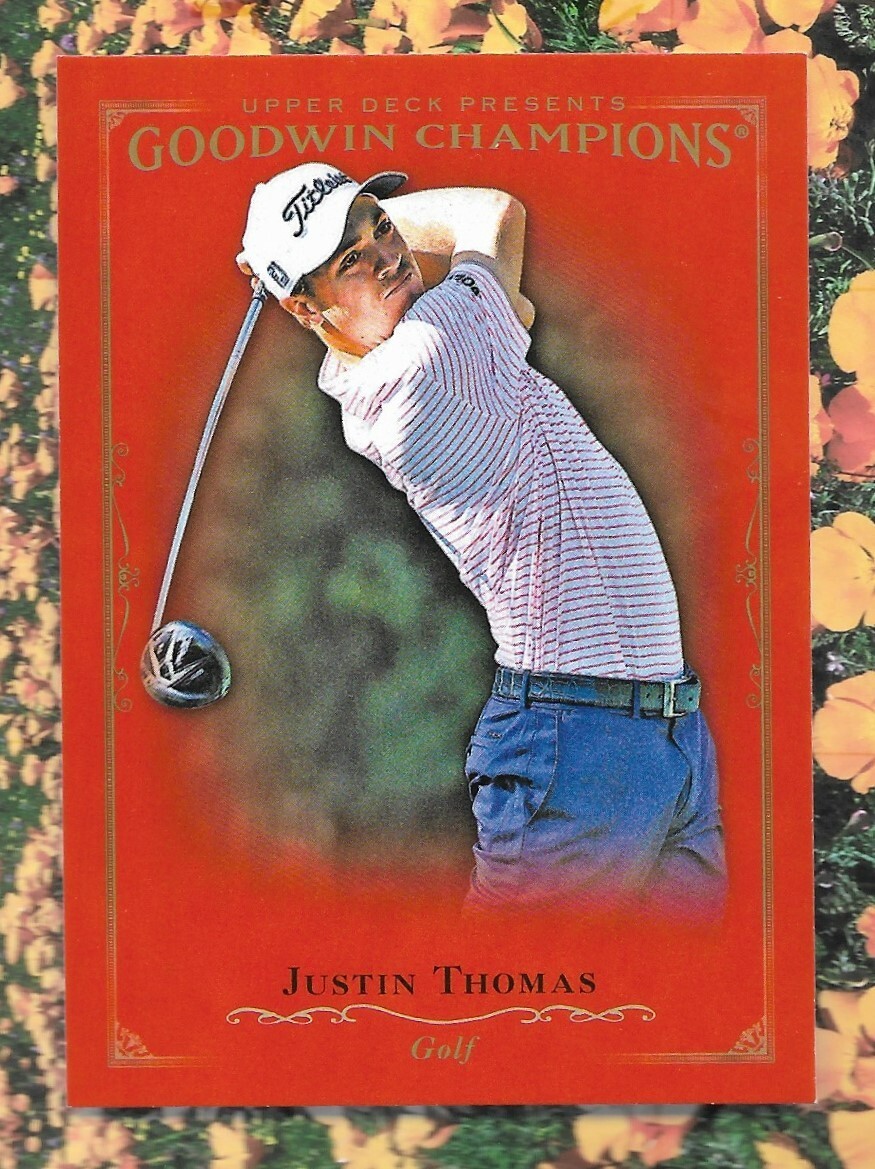 Justin Thomas Golf Auto 直筆サイン ルーキーカード JUSTIN THOMAS Signed Auto PGA Augusta Golf Club Masters