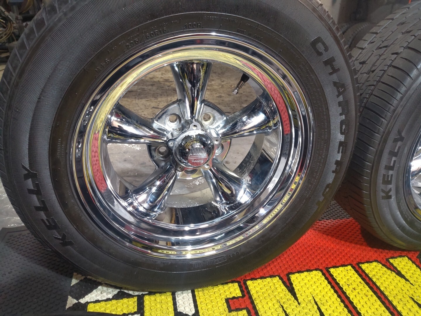 American Racing Alloy VN105 Wheels and Kelly Tires 225/55R16 and 235 ...