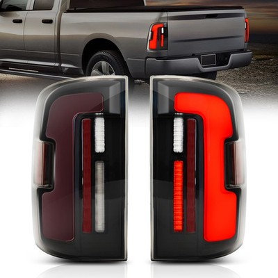 Smoked LED Tail Lights Rear Lamps For 2009-2018 Dodge Ram 1500 2500 3500