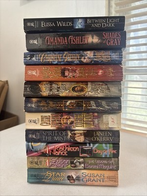 Lot of 11 - Love Spell - Various Authors - Various Romances - Free Shipping