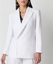 New Worthington White Blazer Jacket Size Small NWT Women's