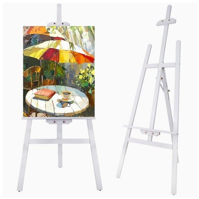 Easel Stand for Painting, Adjustable Wooden Easels for Painting Canvas Up to ...