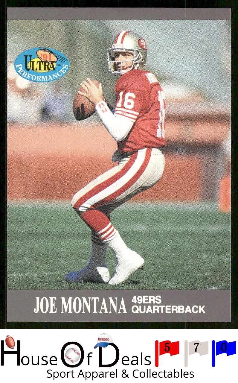 1991 Ultra #4 Joe Montana Ultra Performances San Francisco 49ers Football card
