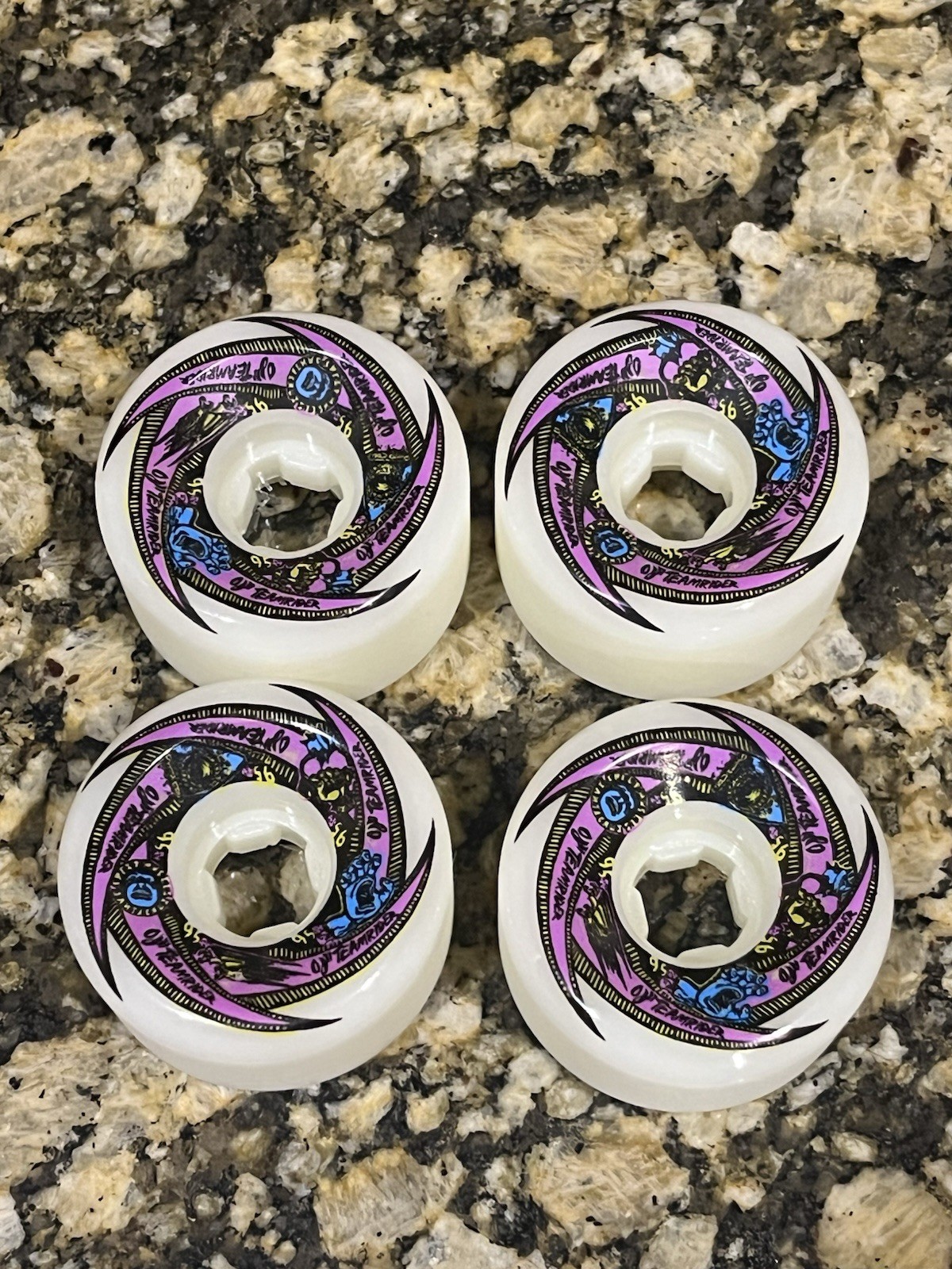 Santa Cruz OJ ll Team Rider Reissue Wheels 57MM  95a White O