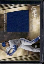 2019 Panini Chronicles #PS-VG Vladimir Guerrero Jr. Prime Swatches Blue #/99