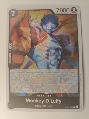 One Piece TCG Monkey.D.Luffy OP15-092 Character Card 7000 Power 7 Cost Rare