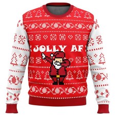 Santa Jolly Af Christmas Sweater