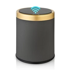 Bathroom Trash Can with Lid，3.5 Gallon Motion Sensor Waterproof Touchless Gar...