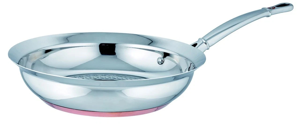Ruffoni 77684 Vitruviu Stainless Steel Frying Pan Skillet 20cm All Hobs Cookware