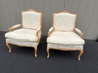 67530  Pair of Chateau D AX  Italian Louis XV Style Armchairs in Cream — photo 6