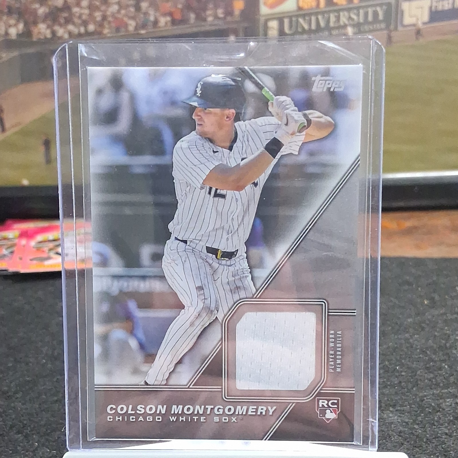 2026 Topps Major League Material Relic Rookie Colson Montgomery MLM-CMO