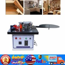 110V 1200W Portable Edge Bander Machine Double Side Gluing Wood Banding Machine